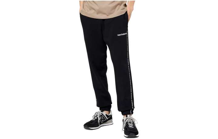 New Balance New Balance NB Essentials Knitted Sweatpants Men's Black Moderate Cuffed Pants