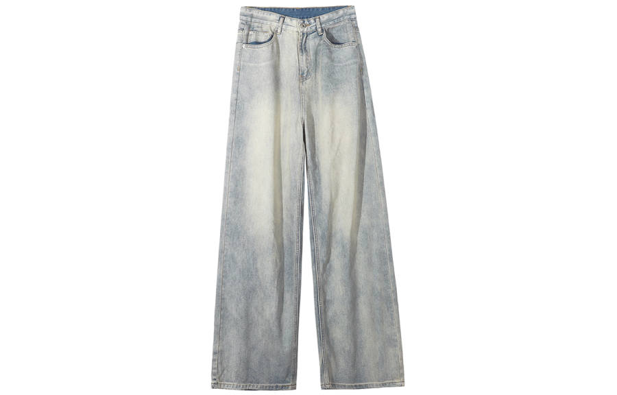 BEETLE TOWN Jeans Unisex Moderate Wide Leg Pants