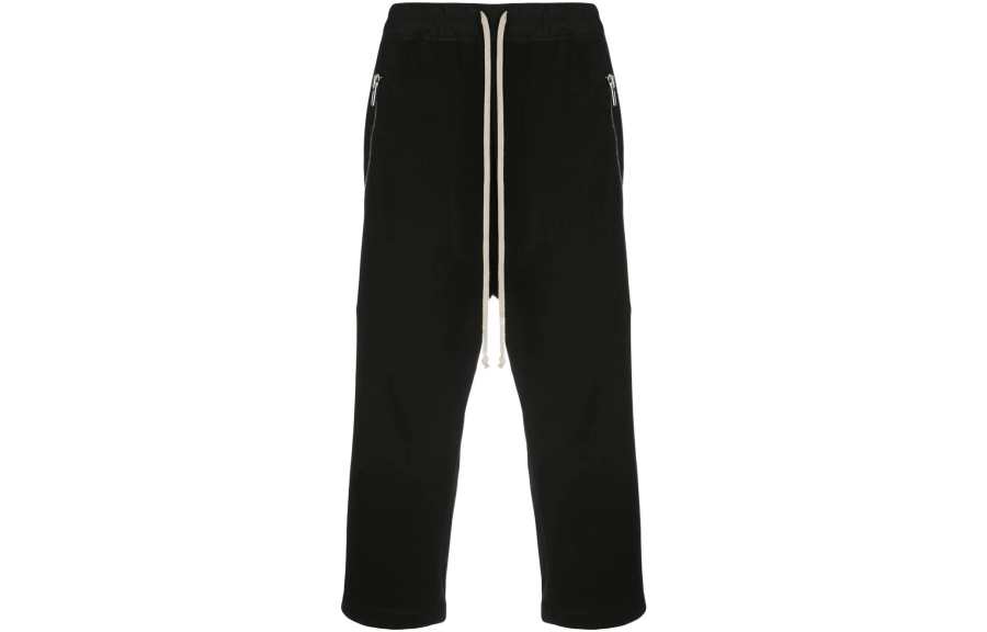 RICK OWENS RICK OWENS/RO Knitted Sweatpants Men's Black