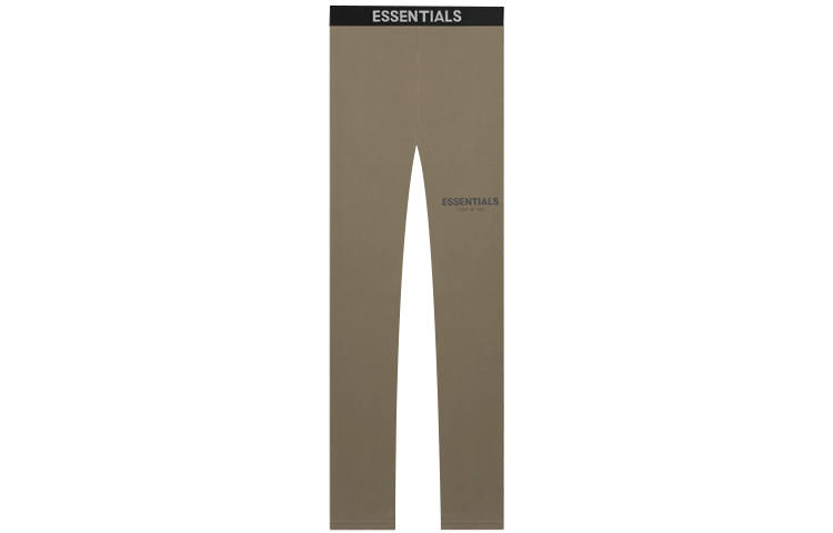 Fear Of God Essentials FW21 Knitted Sweatpants Unisex Wheat Brown Moderate Slim Fit Pants