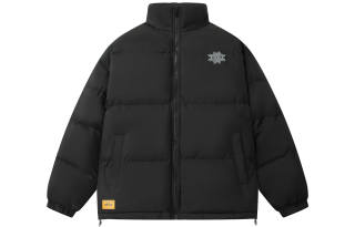 IGOI Puffer Jackets Unisex Stand Collar Thickened Padded Puffer Jacket