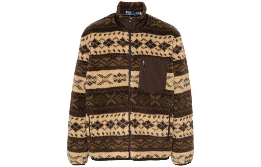 Polo Ralph Lauren Velvet feel Coat Men's Brown