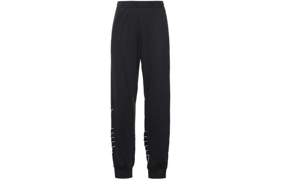 Adidas Originals Knitted Sweatpants Men's Black Moderate Cuffed Pants
