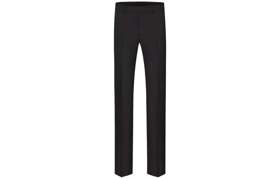 DIOR Quarterly New Products Casual Pants Men's Black Moderate Straight Fit Pants