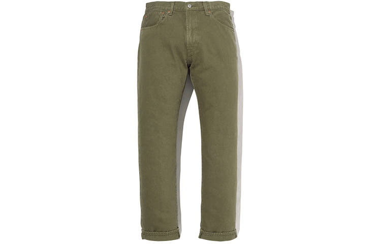 Levis Jeans Men's Green Brown Moderate Straight Fit Pants