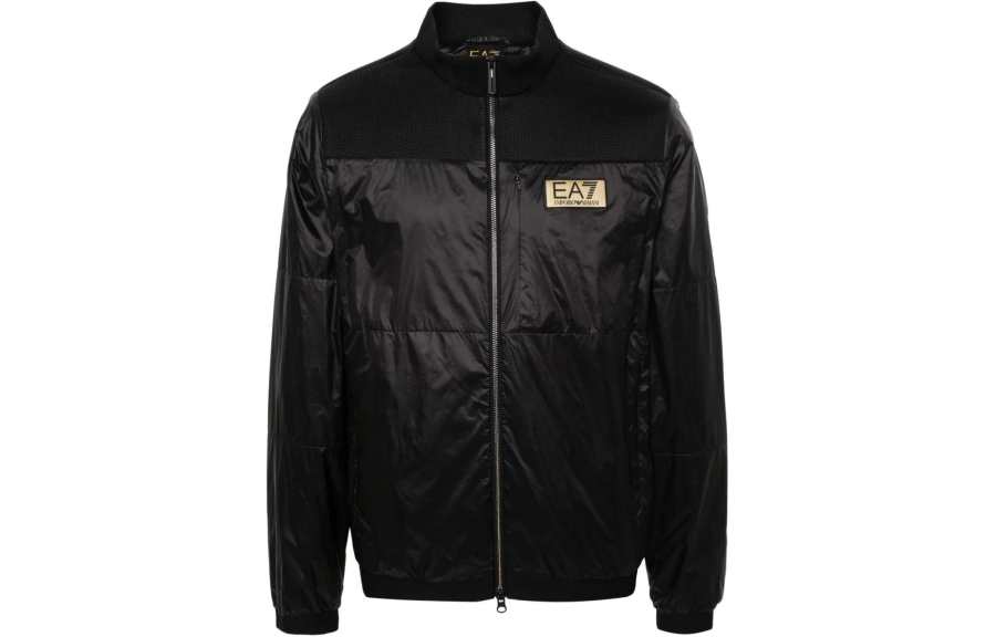 EMPORIO ARMANI EA7 SS24 Jackets & Coats Men's Black