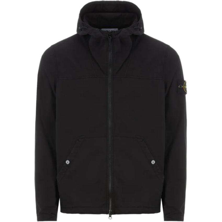 STONE ISLAND Zip-Up Hooded Overshirt
