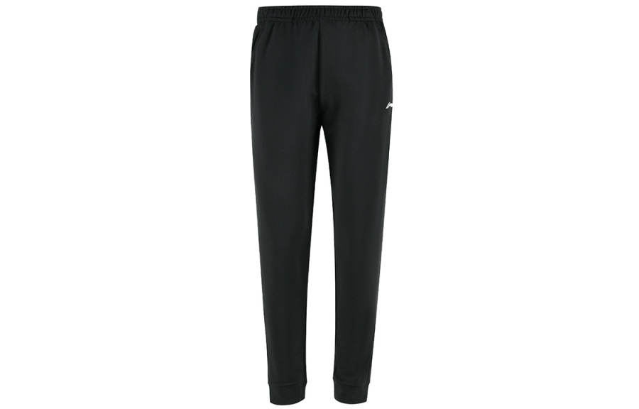 Li-Ning Li Ning Badminton Collection Knitted Sweatpants Men's Black Moderate Cuffed Pants