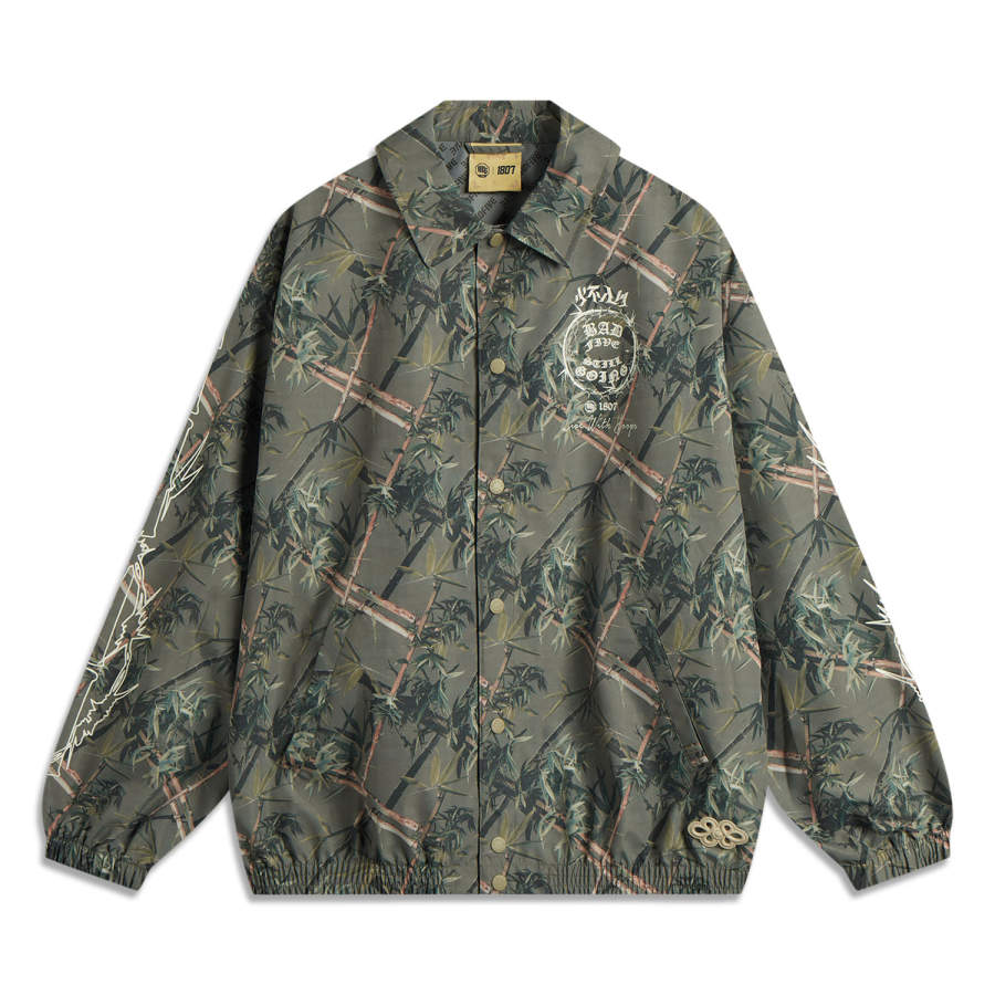 Li-Ning Li Ning BADFIVE Jackets & Coats Men's Bamboo All Over Print