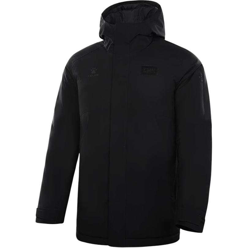 KELME KELME Down Jackets Men's Black Hooded Thickened Other