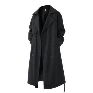 LOOX! Trench Coats Unisex Lapel Moderate Soft Shell
