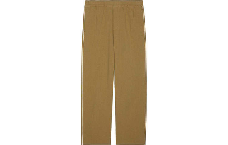 GUCCI 【Previous Season】logo-print straight-leg trousers