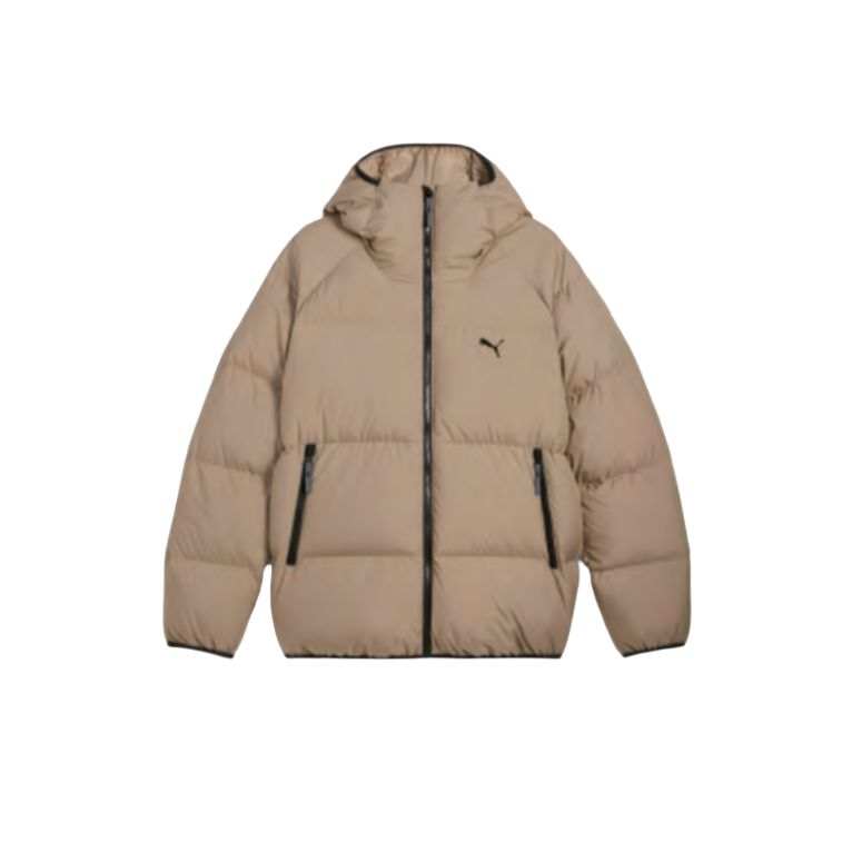 PUMA Men's Lifestyle Collection, Women's Basic Collection Down Jacket Unisex Oak Tree Brown