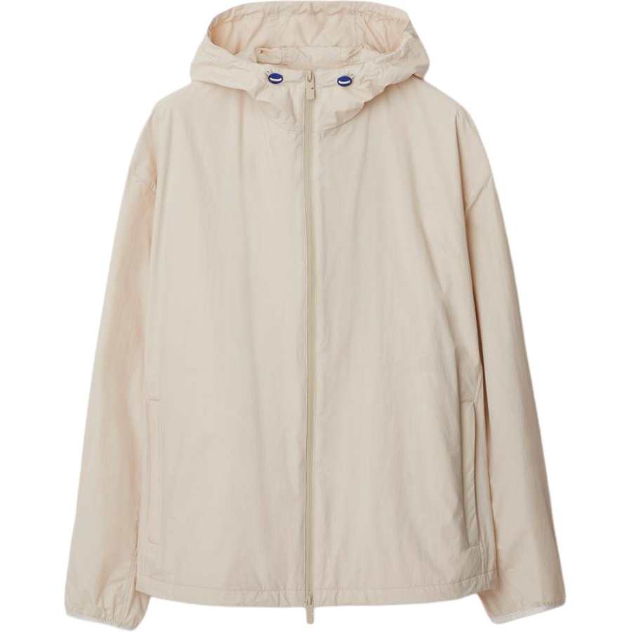 Burberry Equestrian Knight-Motif Zipped Hooded Jacket