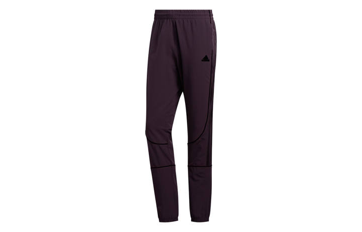 Adidas Adidas Knitted Sweatpants Men's Purple Moderate Cuffed Pants