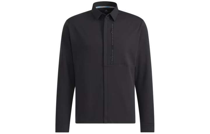 Adidas Adidas Go to Recycled Polyester Full Zip Long Sleeve Shirt Jacket Jackets & Coats Men's Black