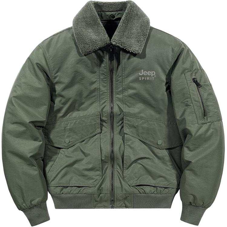 JEEP SPIRIT Jackets Men's Lapel Thickened Pilot
