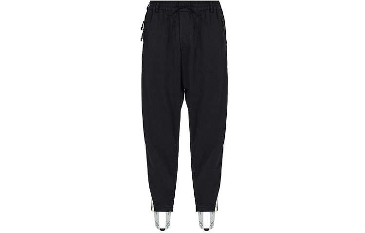 Y-3 Y 3 Knitted Sweatpants Unisex Black Moderate Cuffed Pants