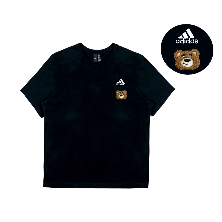 Adidas Adidas T Shirts Unisex Black Crew Neck Moderate Straight Fit