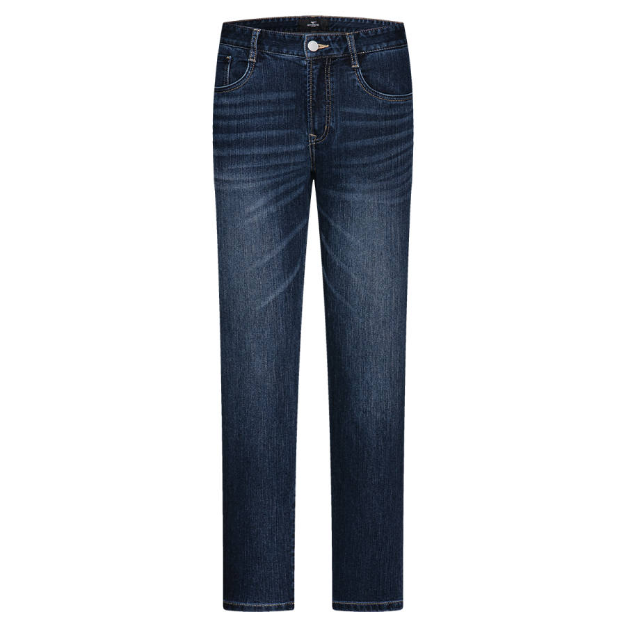 SEPTWOLVES Jeans Men's 102 Dark Blue Thickened Straight Fit Pants