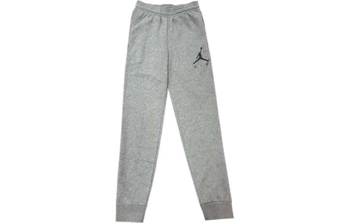 Jordan Jordan Knitted Sweatpants Men's Gray Moderate Cuffed Pants