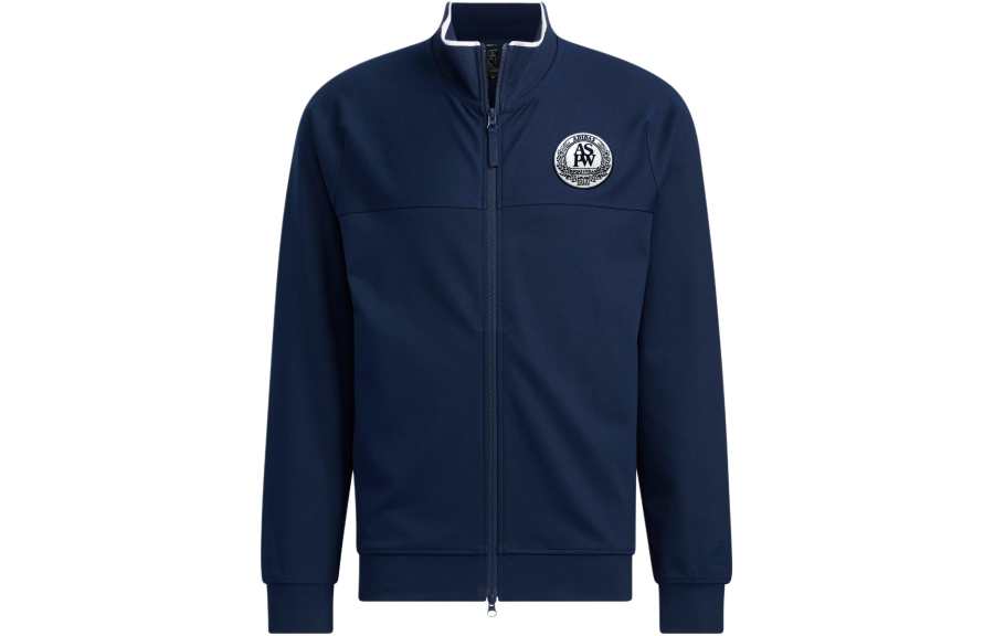 Adidas Adidas Verbiage Knit Jacket Jackets & Coats Men's College Navy