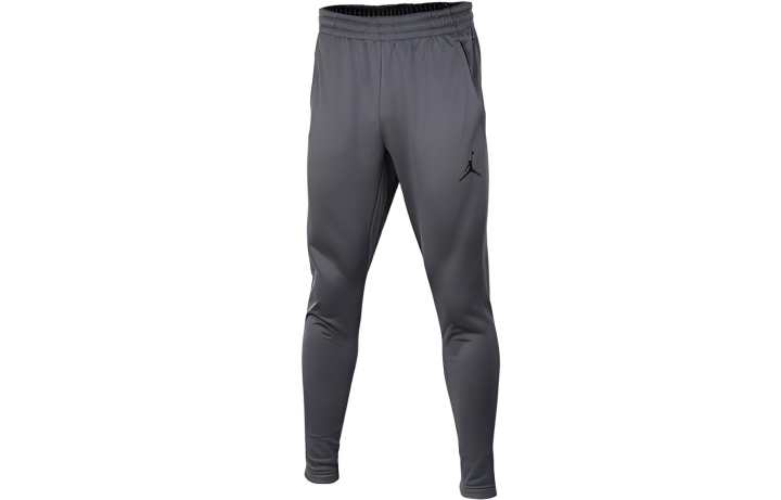 Jordan Jordan Knitted Sweatpants Men's Gray Thickened Straight Fit Pants