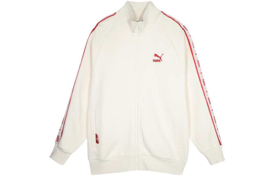 PUMA PUMA TRACK JACKET Jackets & Coats Unisex Ecru