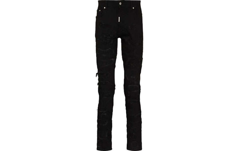REPRESENT REPRESENT Jeans Men's Black Moderate Slim Fit Pants