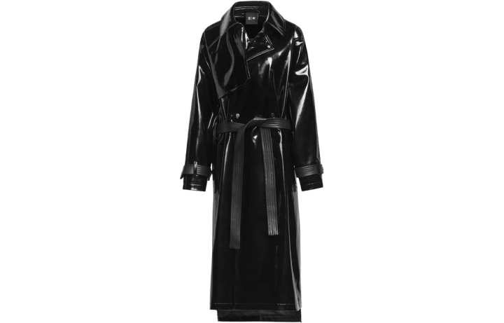 Adidas Adidas IVY PARK Trench Coats Unisex Black Lapel Thin Other