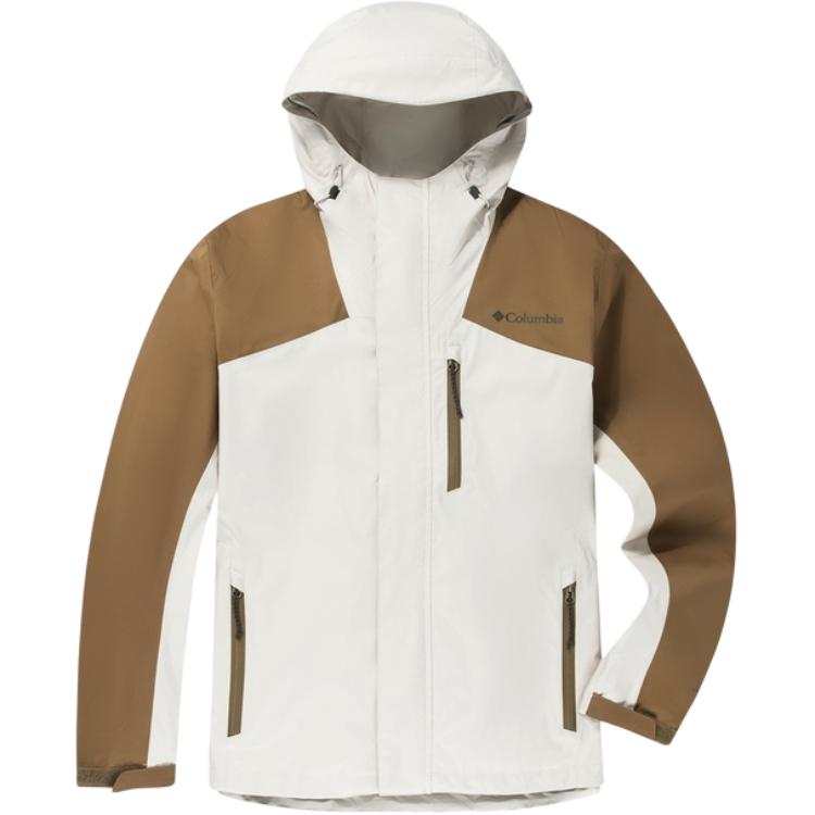 Columbia Jackets Men's Ecru Hooded Moderate Other