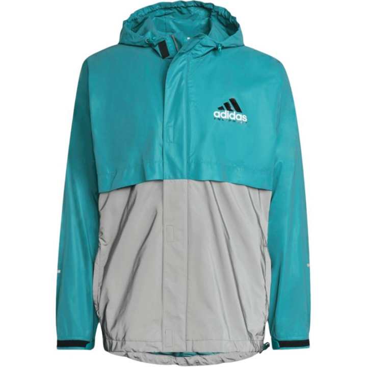Adidas Adidas hooded colour-block jacket