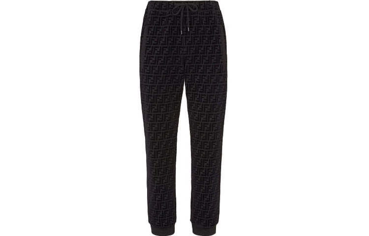 FENDI SS21 Casual Pants Men's Black