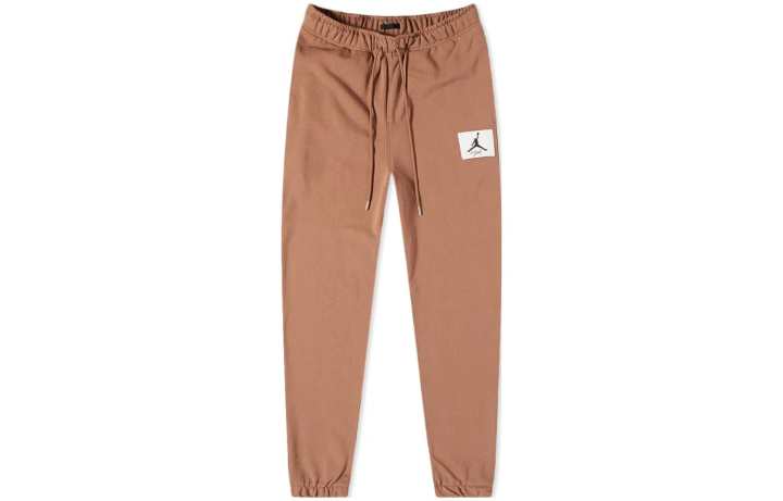 Jordan Jordan Knitted Sweatpants Men's Earth Yellow Moderate Cuffed Pants