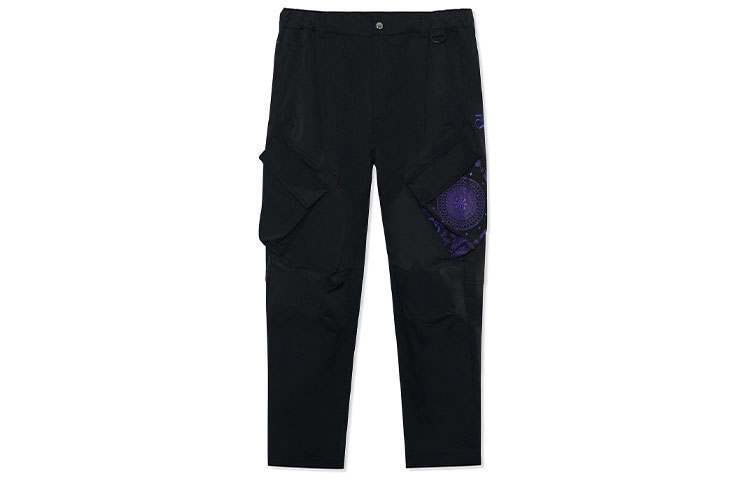 Li-Ning Li Ning BADFIVE Casual Pants Men's Black Moderate Straight Fit Pants