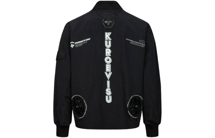 EVISU EVISU Jackets Men's Black Suit Collar Moderate Pilot