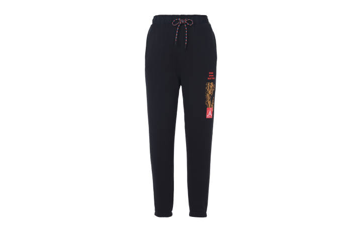 Jordan Jordan ESSENTIALS Knitted Sweatpants Men's Black Moderate Cuffed Pants