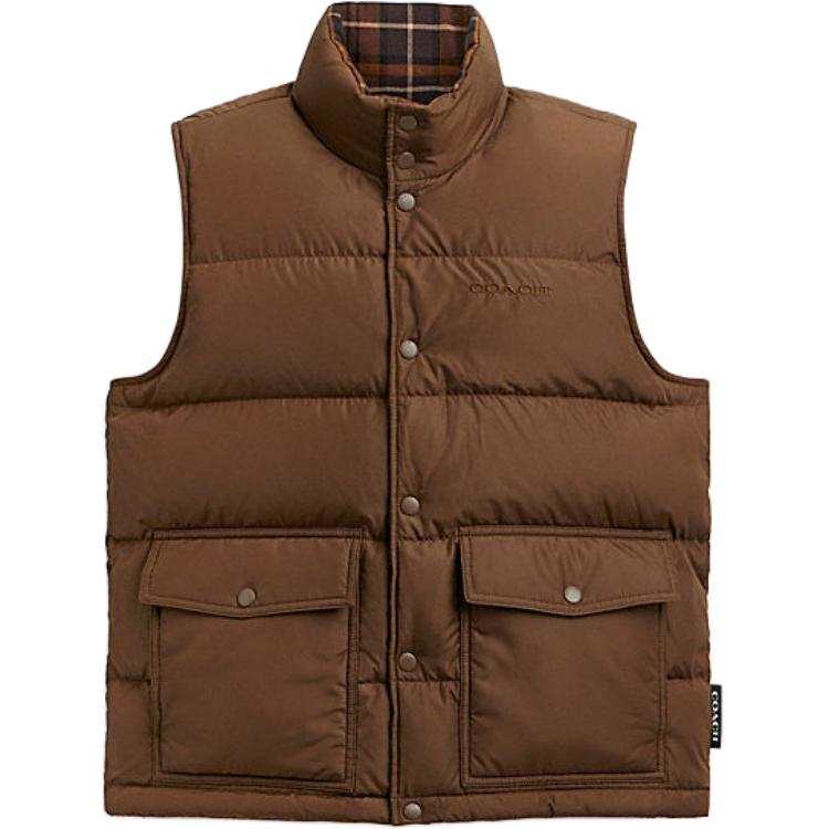 COACH COACH FW24 Down Jacket Men's Brown