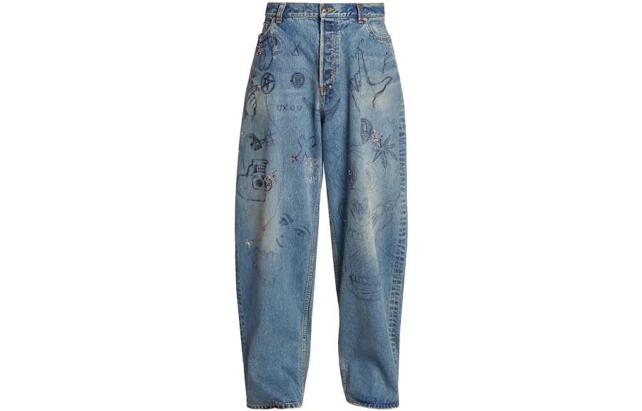 Balenciaga FW22 Jeans Men's Blue