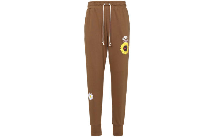 Nike Nike Knitted Sweatpants Men's Brown Moderate Cuffed Pants