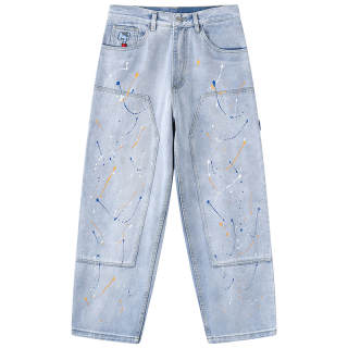 MIND ERROR Jeans Unisex Moderate Straight Fit Pants