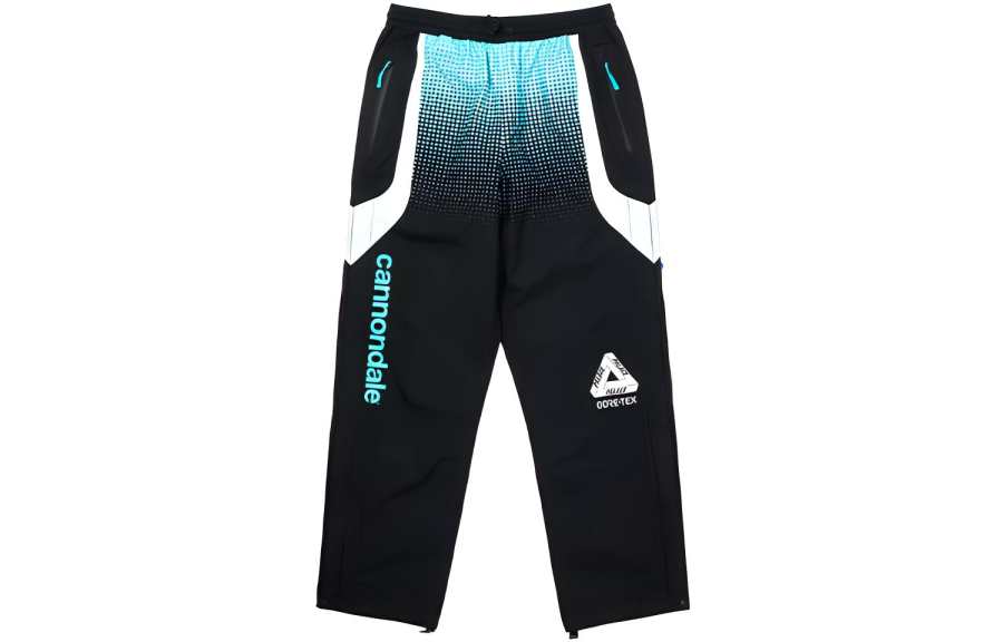 PALACE Knitted Fabric Sports Pants Unisex Black