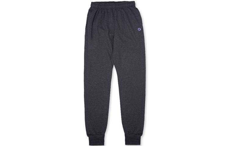 Champion Knitted Sweatpants Men's Dark Gray Thickened Cuffed Pants