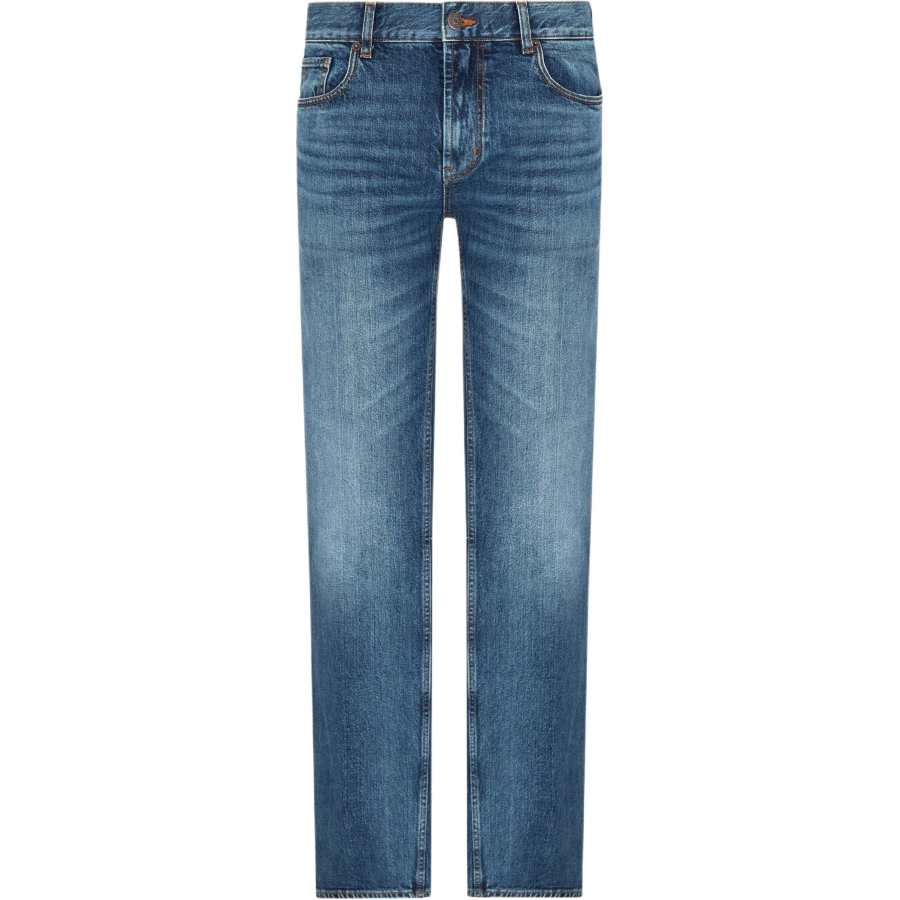 EMPORIO ARMANI J76 Straight fit Washed denim Jeans