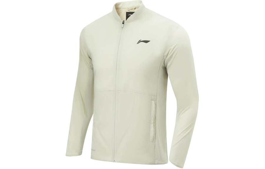 Li-Ning Li Ning Trench Coat Men's Silver Birch Gray