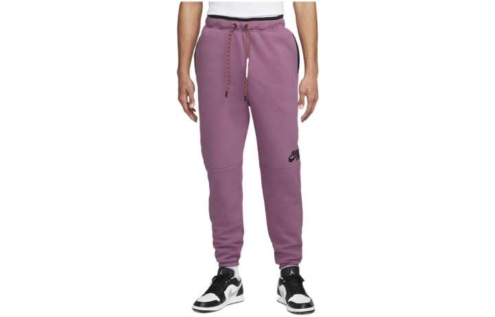Nike Nike Knitted Sweatpants Men's Purple Moderate Cuffed Pants