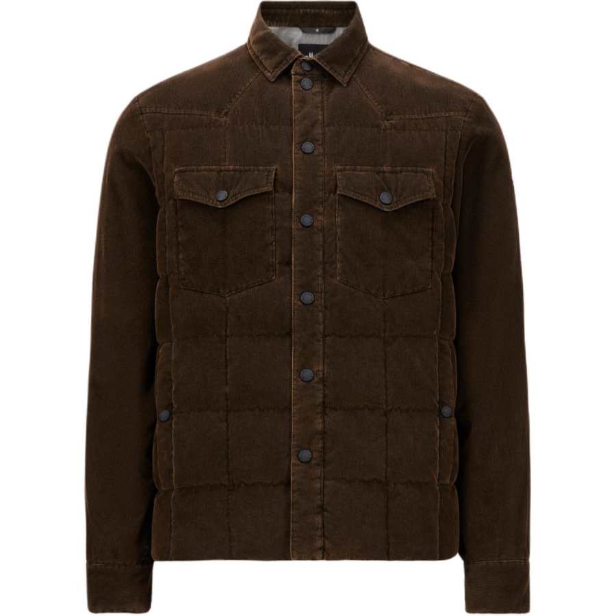 Moncler Grenoble Down Jacket Men's Gray Brown