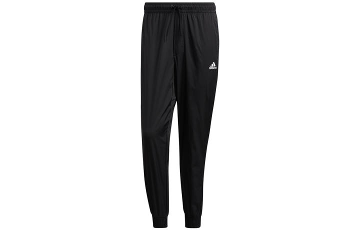 Adidas Adidas Knitted Sweatpants Men's Black Moderate Cuffed Pants