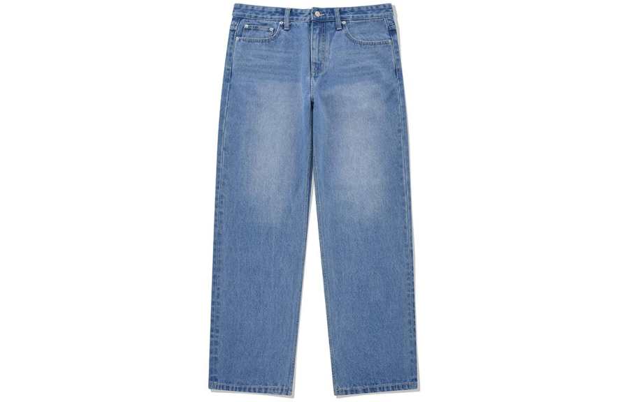 COVERNAT Jeans Unisex Blue Moderate Straight Fit Pants