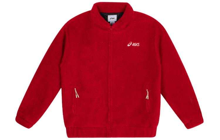 ASICS ASICS Jackets Unisex Red Stand Collar Moderate Other